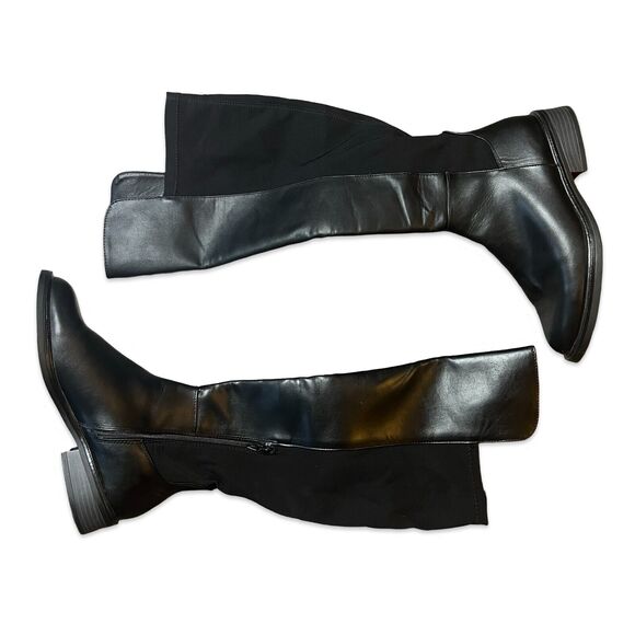 A NEW DAY Hope Wide Calf Tall Boots Black - Picture 2 of 4